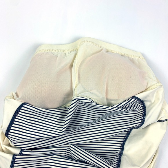 Lululemon Energy Tank Hyper Stripe Angel Wing Sz 4 Ivory Minimal Signs of Wear - Picture 9 of 10